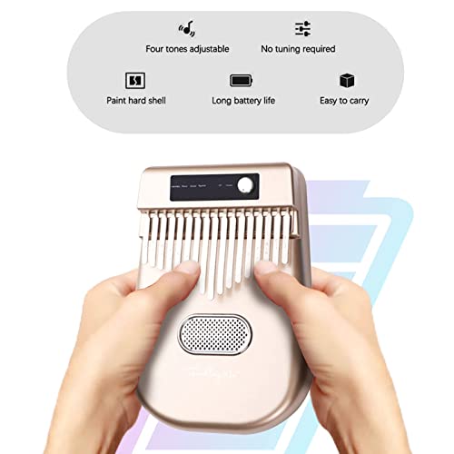 Kalimba électronique 17 touches, Kalimba Piano à pouce avec haut-parleur Bluetooth intégré, 4 en 1 Kalimba/piano/guitare… - Les Beatles, Paul McCartney, John Lennon, RIngo Starr, George Harrison Kalimba électronique 17 touches, Kalimba Piano à pouce avec haut-parleur Bluetooth intégré, 4 en 1 Kalimba/piano/guitare… – Image 6
