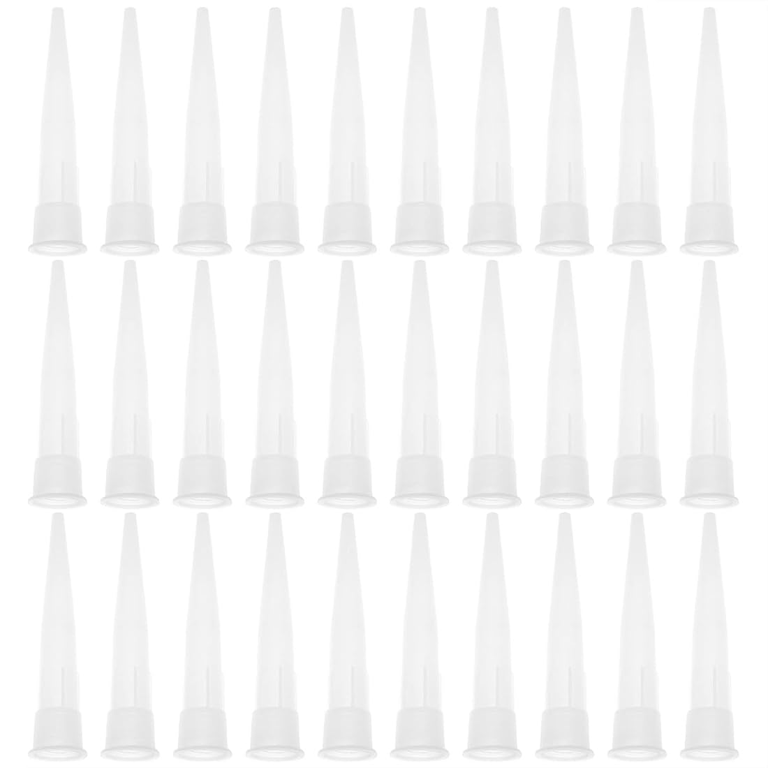 Ugelli in Silicone, Beccucci per Cartuccia in Silicone, Silicone Beccucci, Silicone Ugelli, Ugelli per Calafataggio, Cartuccia Ugelli in Silicone per Sigillante Adesivo e Pistola per Silicone,30 Pack