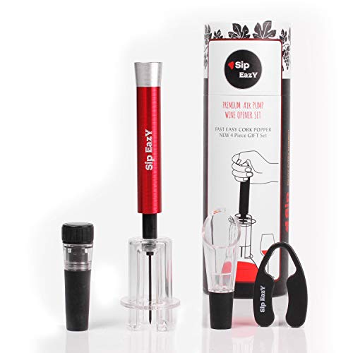 WINE OPENER - Air Pressure Pump - Cork Bottle Opener SET - Easy
