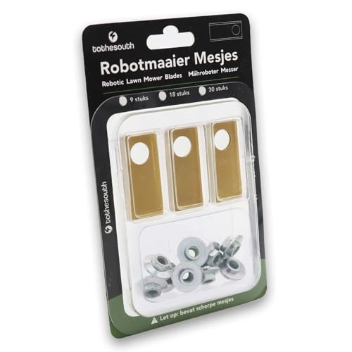 9x To the South® Lames de tondeuse robot en titane compatibles avec Honda Miimo 520-9 pièces