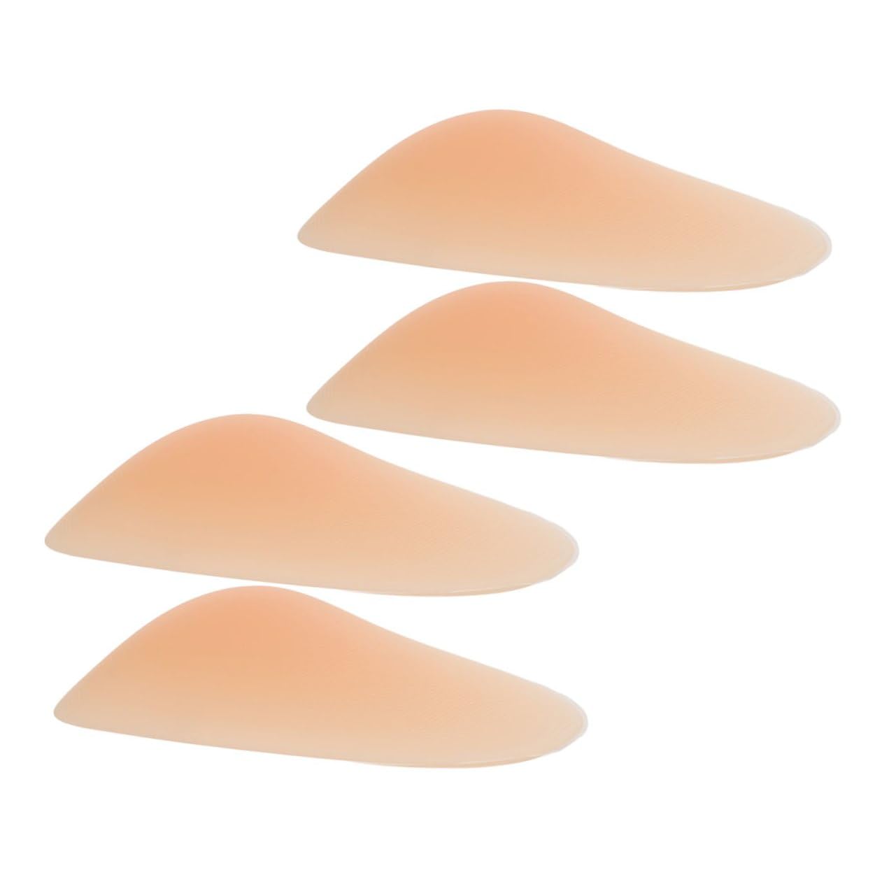 Ginocchiere per Protezione del Ginocchio Beige 4 Pezzi in Silicone Vestibilità Aderente e Protezione da Cadute per Pattinaggio su Ghiaccio e Indoor