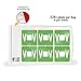 Doctor Stuff - File Folder Labels, Alphabet Letter V, Barkley FADBM - ADPK Series Compatible Alpha Stickers, Dark Green/White, 1-1/2" x 1-1/2", 228 Labels per Package