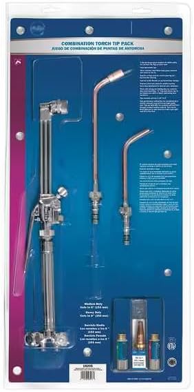 Combo Torch And Tip Kit, Acetylene, Welds Up To 3/8 in, Mfr: 16205-A