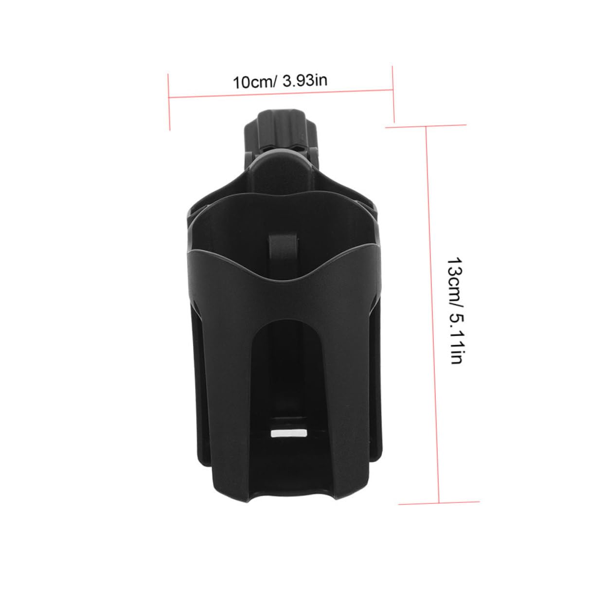 KOMBIUDA 2Pcs Adjustable Drink Holder for Wheelchair Stroller Bike and Cup Holder with Phone Mount for Easy Access