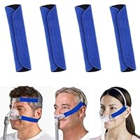 CPAP Gurtbezüge CPAP Maske Kopfband Gurtbezüge 4 Pack Bequem Gesichtspads für Verringerung von Wange Rote Flecken und Einbuchtungen