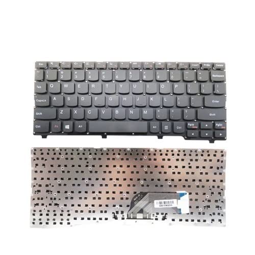 �V�����č��p��L�[�{�[�h���m�{ ideapad 100S 100S-11IBY �č��m�[�g�p�\�R���̃L�[�{�[�h�u���b�N/�z���C�g [���t�����ȒP�n (Color : Black)