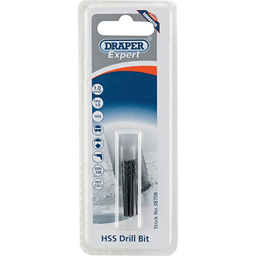 Draper H29MC Expert HSS, 10 punte da trapano, blu