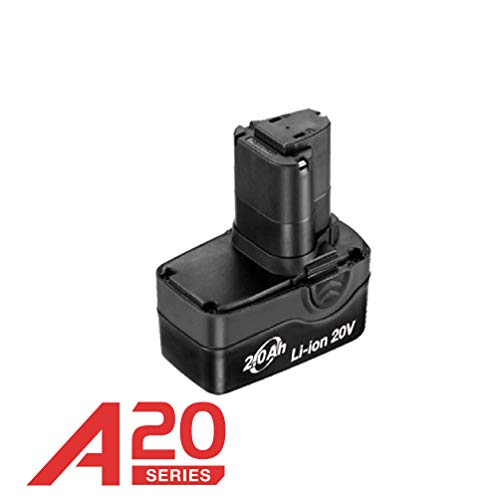 ACDelco Tools AB2056LA 2.0 Ah 20Volt Li-Ion A20 Series Battery, Black