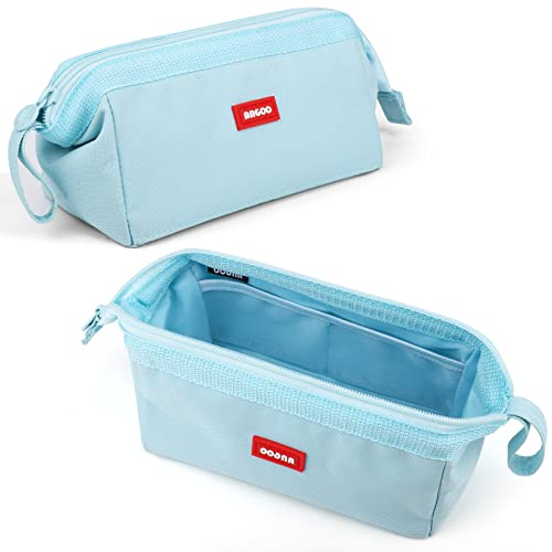 Sarsumir Estuche Escolar Estuches Escolares Adolescentes de Grande Capacidad Estuche Lapices Organizador Portalapices Estuche Maquillaje para Niñas Niños Estudiantes Adultos Azul Cover