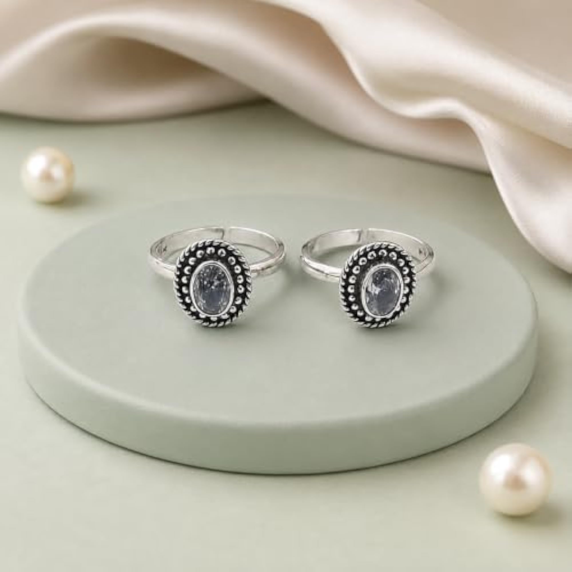 Women's 925 Silver Kyra Toe Ring with Certificate of Authenticity