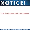 Detroit Axle - Brake Kit for Chevy GMC Silverado Sierra 1500 Tahoe Yukon XL Suburban Escalade ESV Drilled Disc Brake Rotors Ceramic Brakes Pads Replacement : 12.99" inch Front & 13.58" inch Rear Rotor #2