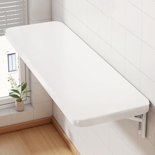 Bureau flottant rabattable et table de travail pliable robuste
