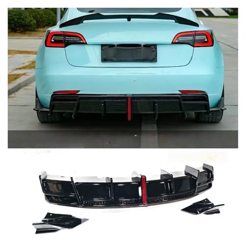 Séparateur de pare-chocs arrière Tesla Model 3 pour protéger la lèvre de diffuseur berline