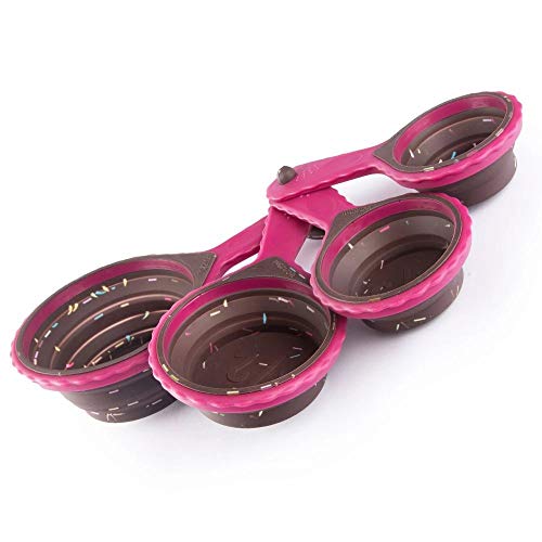 Jogo de Colheres Medidor Retratil de Silicone Cozinha