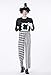 GEMVIE Hombre Traje de Disfraz Camisa Pantalones Payaso Halloween Fiesta Carnaval Espectáculo...
