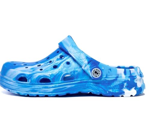 Image of Kids Boys&Girls Black Camouflage Clogs Children's Beach Shoes Classic Marbled Tie Dye Clog Little Kid