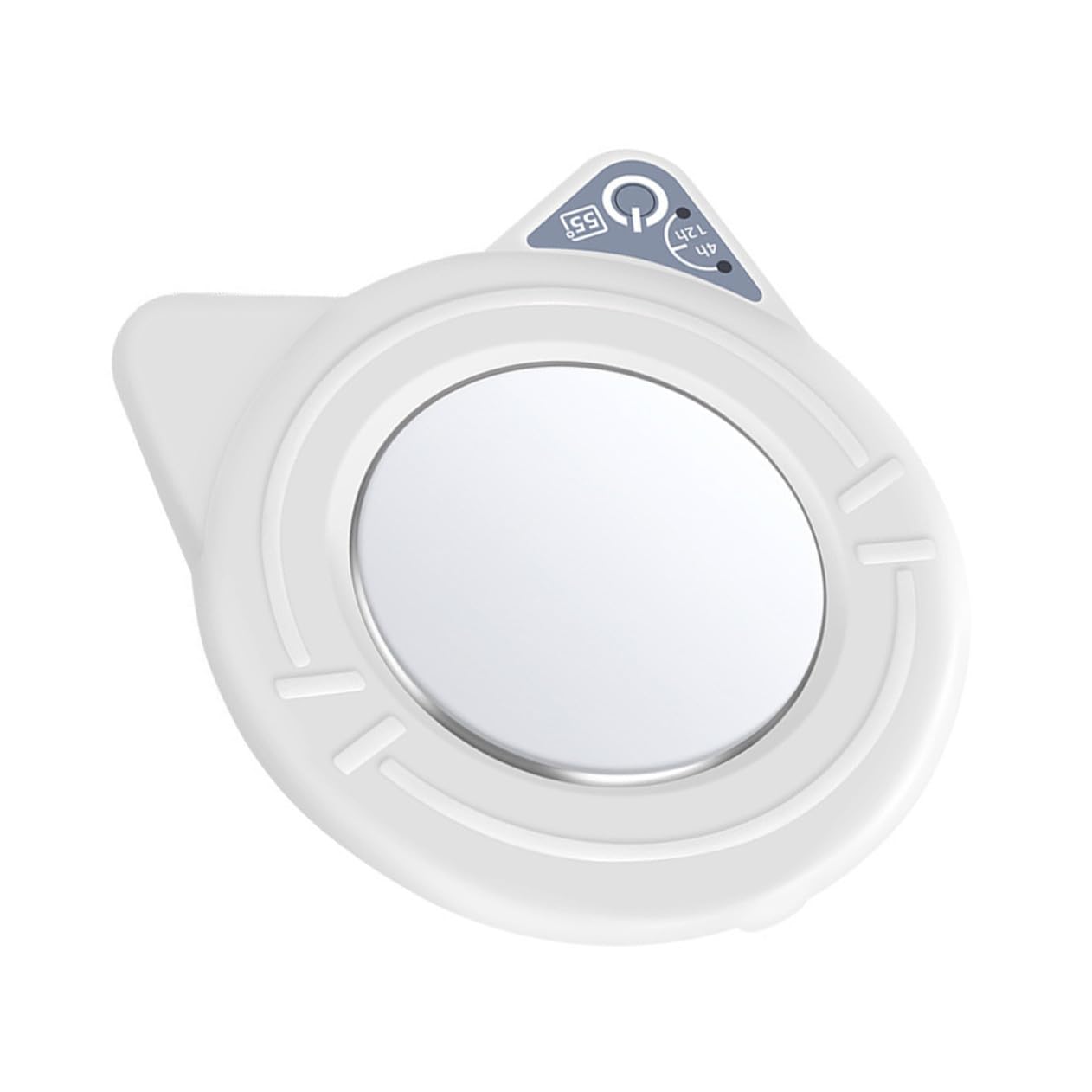 Chauffe-Tasse USB Forme de Chat Plaque Chauffante Électrique Maintien de Température Constant pour Boissons Chaudes Adapté Bureau et Maison Blanc