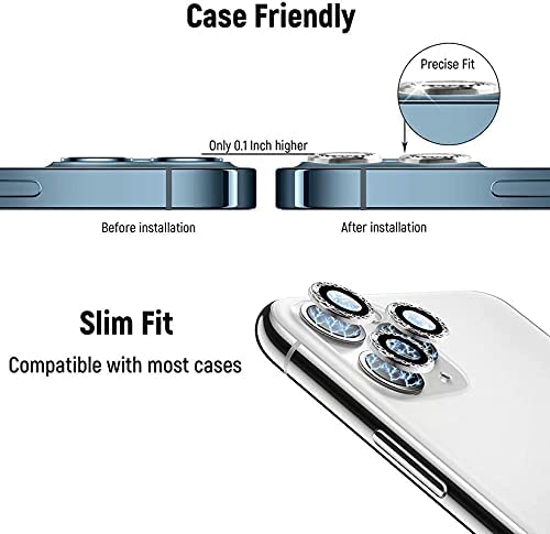 Image of Camera Lens Protector For Oneplus 9 Pro (6.7'') Premium Tempered Glass Aluminum Alloy Lens Cover For Oneplus 9 Pro 6.7 inch[SET OF 2]-Raimbow