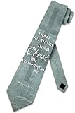 Three Rooker Christian Ties Mens Religious Necktie Philippians 4:13 Tie