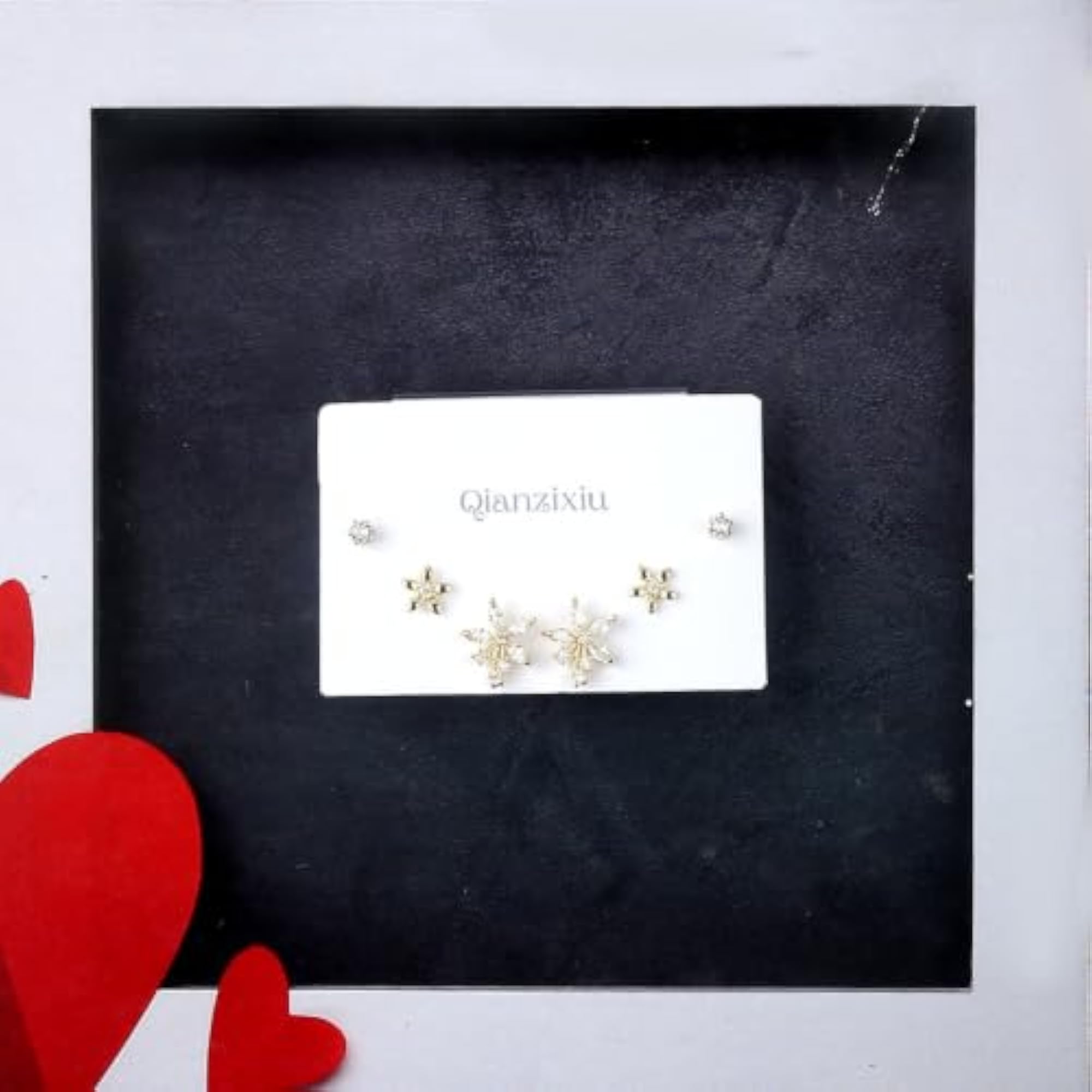 Unique Floral & Round Stud Earrings Set for Stylish Women