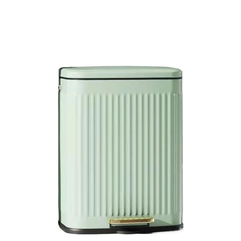 Miniatura 13 de Contenedor de basura Cubo De Basura De Acero Inoxidable para Cocina, Papelera De Reciclaje Con Pedal, Con Tapa, Tipo Estrecho, Tapa de basura