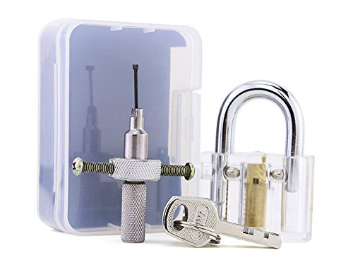 TPM Go Civil Disc transparentes Schloss mit Dietrichset für Schlosser, professionelle Schlosserwerkzeuge TPM Go Civil Disc transparentes Schloss mit Dietrichset für Schlosser, professionelle Schlosserwerkzeuge