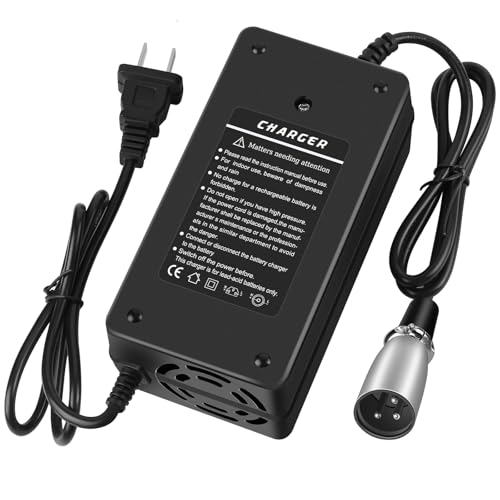 24V 5A 3-Pin Male XLR Charger for Lakematic,Pride Mobility,Electric Bike,Wheelchair,Drive Medical,Golden Technologies,Shoprider, Jazzy Power Chair, Rascal?24BC5000TF-1 EA1065 (for Lead Acid Battery)