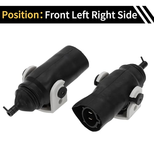 Image of Power Door Lock Actuator Motor for Ford F-150 F-250 F-350 1989-1991 Door Latch Actuator Assembly Front Left Right Side with Connecting Rods