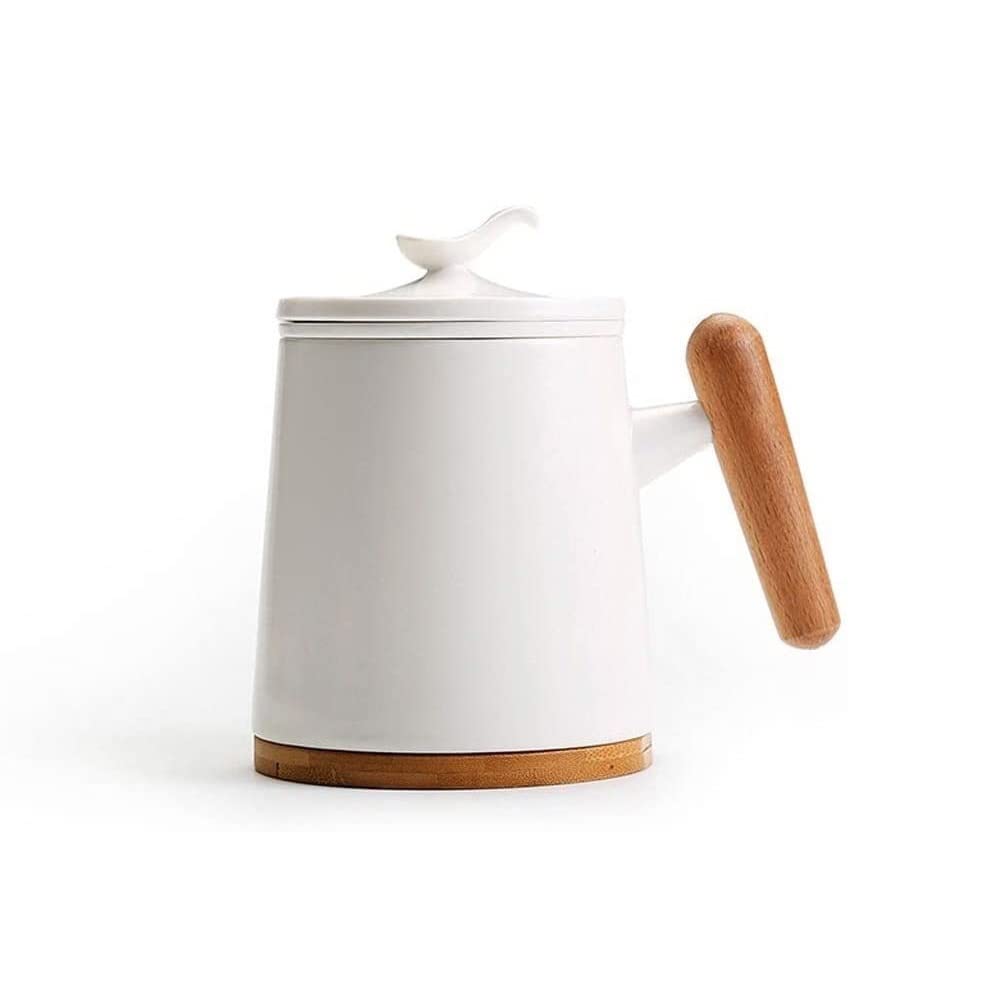 Tazzine Caffe Feste Tazze da tè in Ceramica con Filtri Tazza caffè in Porcellana 400 Ml Multifunzionale for Bevande Tazza tè(C)