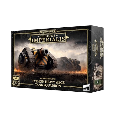 Legions Imperialis: Typhon Heavy Siege Tank Squadron para batallas masivas de Warhammer
