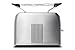 Produktbild Medion MD 16232 Edelstahl-Toaster (870 Watt, Edelstahlgehäuse, Aufwärm-, Auftau- und Stopptaste, Bräunungsgrad-Regler) silber