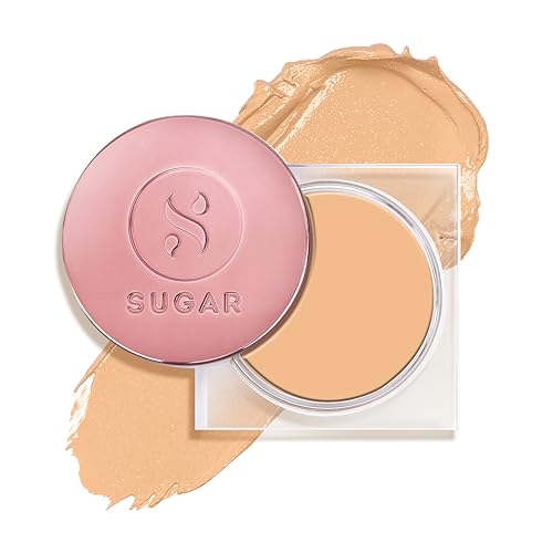 SUGAR Cosmetics Mettle Cream To Powder Foundation | For All Skin,Full Coverage & Matte | 12gm – 37 Freddo (Medium Beige, Golden Peach Undertone)