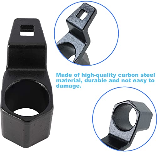 BOOMSTART 50mm Kurbelwellen Schraubenschlüssel Kurbelwellenschlüssel Sechskant Kurbelwellen Steckschlüssel Kurbel Riemenscheibe Halter Werkzeug für Honda für Accord für Civic
