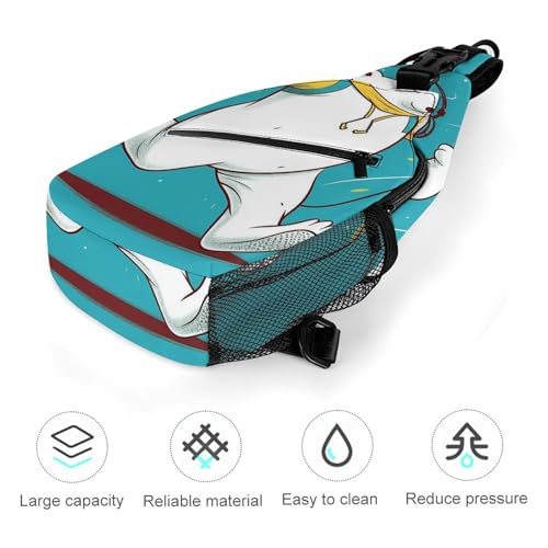 Mochila tipo bandolera deportiva para hiking y uso casual miniatura 5