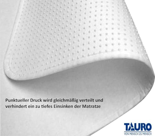 TAURO Noppen Matratzenschoner Textil 140 x 200 cm, (Einzelpack =1 Stück)