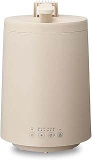【清潔な蒸気のスチーム加湿器】ドウシシャ 加湿器 スチーム式 容量3L 木造10畳 プレハブ17畳 連続加湿時間5時間 加湿切替3段階 加湿量600ml/h 洗浄モード搭載 カンタン給水 mistone600S ベージュ