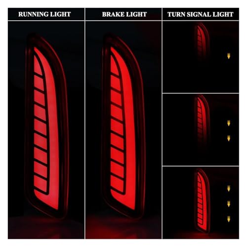 Feux stop LED stroboscopique démarrage 12V effet visuel dynamique rouge
