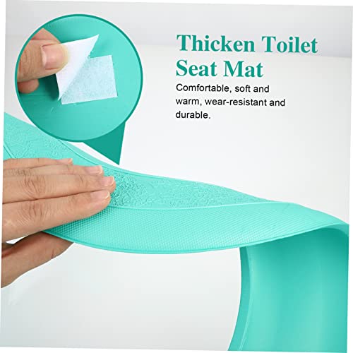 DOITOOL 2 Stücke Toilettenabdeckung Reise Aufkleber Sitzschutz Sitzbezüge Dekorative Toilettenabdeckungen Reise Toilettenabdeckungen Toilettenmatte Toilettensitzkissen – Bild 7