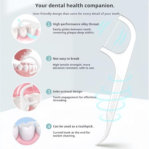 Lot de 5 étuis de voyage pour cure-dents avec 50 bâtons de cure-dents de qualité supérieure – Support pour cure-dents pour le nettoyage des dents, mini accessoires essentiels de voyage pour femmes et hommes (vert + rose) – Image 7