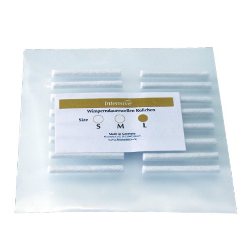 Ciglia professionale permanente aste 16 pezzi taglia L: ciglia lunghe (bigodini)