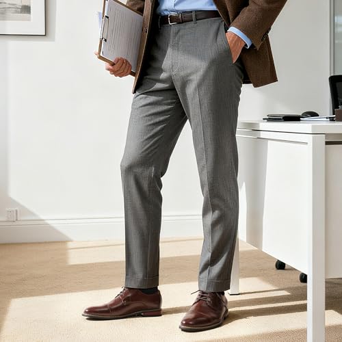 Bruno Marc Moda Italy Prince Men's Classic Modern Oxford Lace Dress Shoes,Size 12 Dark Brown