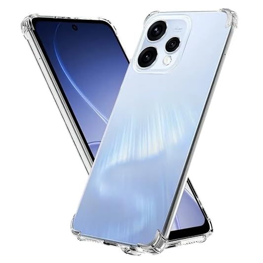 Image of REALCASE Silicone Oppo Reno 15 5G Back Cover Case, Scratch Resistant Protective Crystal Clear Transparent Shock Proof Bumper Back Cover Case for Oppo Reno 15 5G