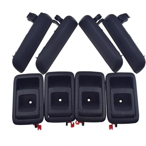 Poignée de porte coincée sur Tercel 95-98 ? Changez tout avec ce lot de 8 pièces noires