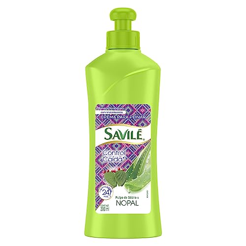 Cuidado Para El Cabello, Drugstore Savilé Crema para Peinar Control Caída con Nopal, Verde, 300 ml