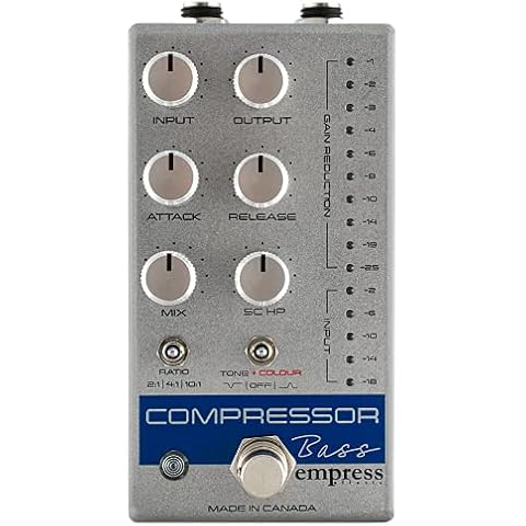 Empress Bass Compressor Effects Pedal, Silver, CPBS Cover