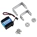 Wishiot RDS3235 Digital Servo Robot Servo Coreless Motor 35KG High Torque Metal Gear DC5-7.4V with U- Shaped Servo Bracket Arm Plate for DIY Roboticï¼ˆ180 Degreeï¼‰