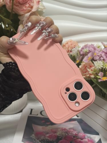 Coque compatible iPhone 13 Pro Max housse protectrice TPU rose - 2