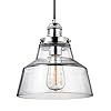 Feiss Lighting-Baskin-Pendant 1 Light in Modern Style-10 Inch Wide by 10.38 Inch High-Polished Nickel Finish -Traditi #2