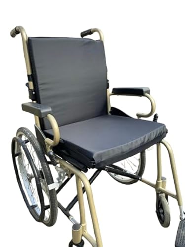 Gar Medical Cuscino Antidecubito Impermeabile, Cuscino Multifunzionale Completo Per Sedia - Cuscino Antidecubito E Protezione Per Sponde, Previene Le 