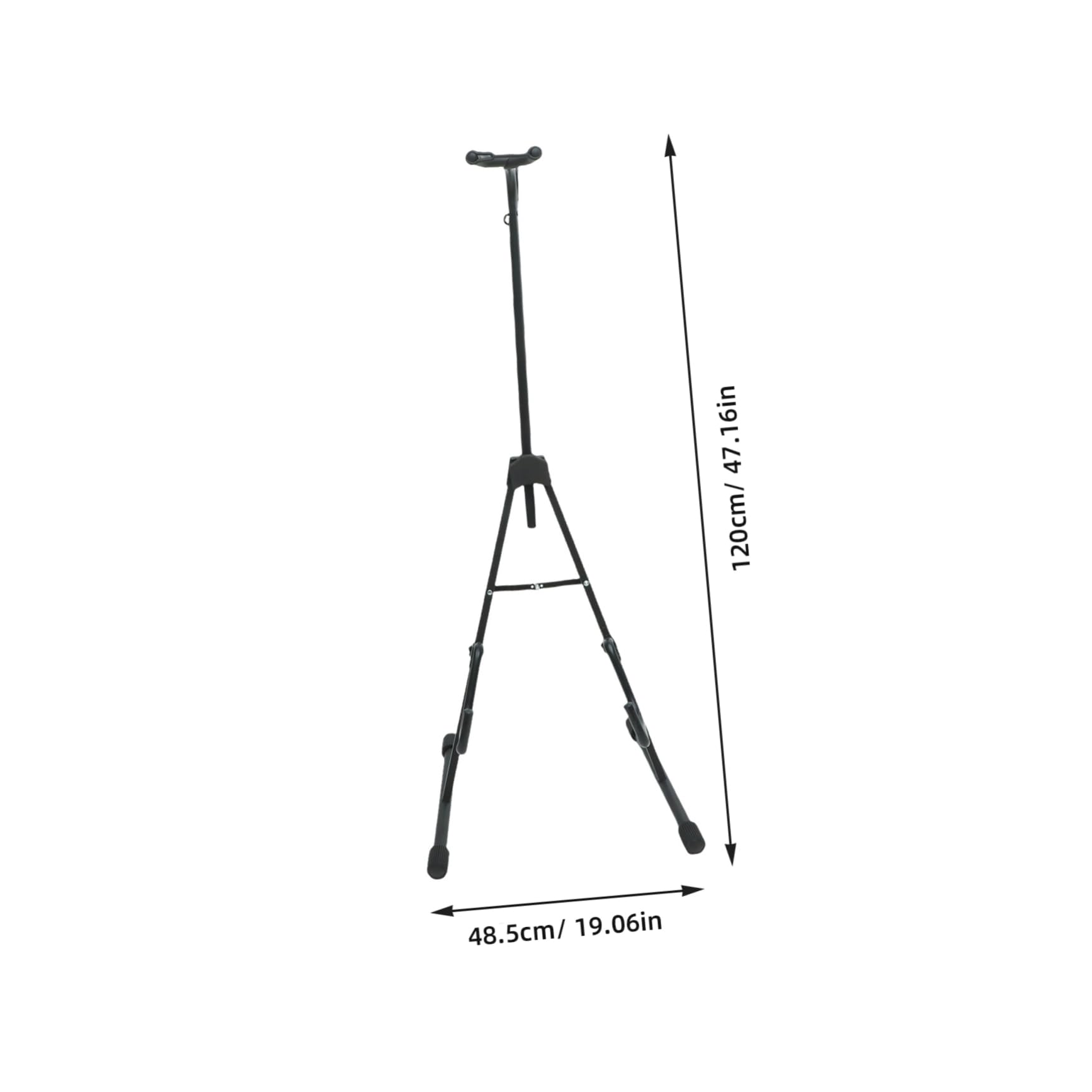Soporte para Violonchelo Ajustable de Aleación Negro Portátil | Estable y Portátil, Estructura de Anclaje Envolvente, Uso Doméstico, Diseño en Negro